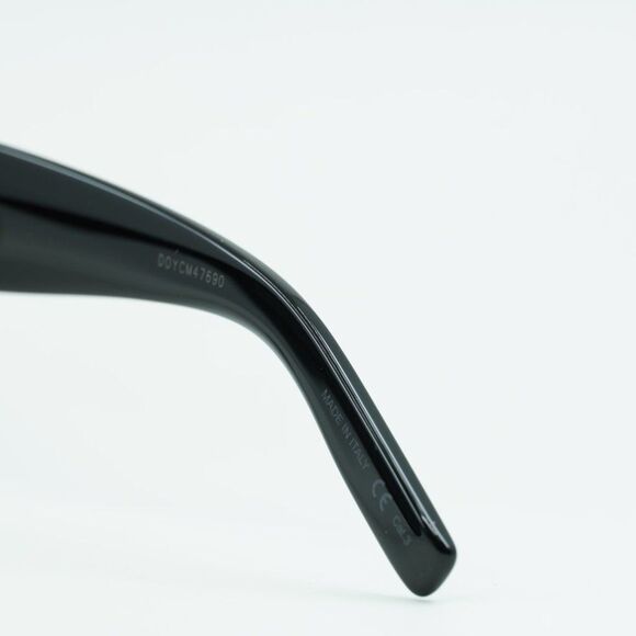 💯 NEW SAINT LAURENT SLM95/F 002 BLACK OVERSIZED SUNGLASSES - Picture 6 of 11